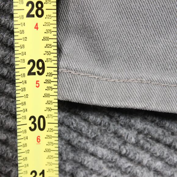 Levi’s 513 Jeans Mens 38x30 Gray Slim Straight Stretch Denim - Picture 10 of 11